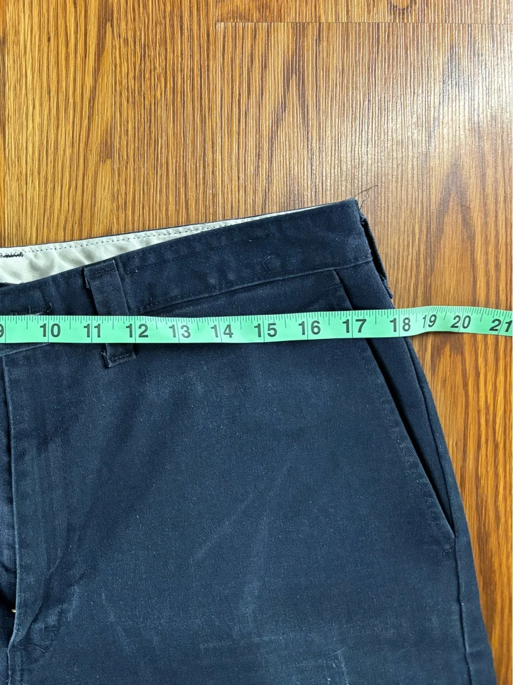 Dickies Size 34 Navy Flat Front Men's Shorts